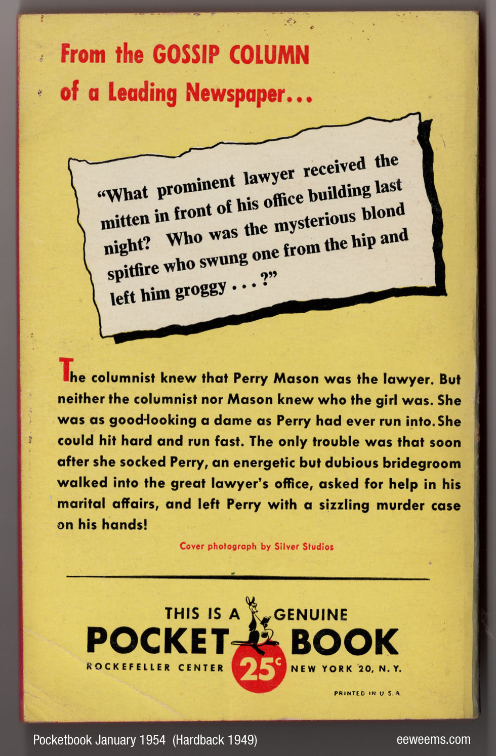 Case of Grinning Gorilla Back Cover