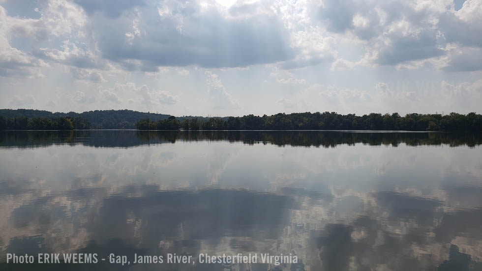 reflective James River Dutch Gap