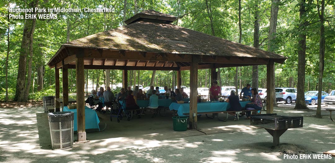 Huguenot Park in Midlothian