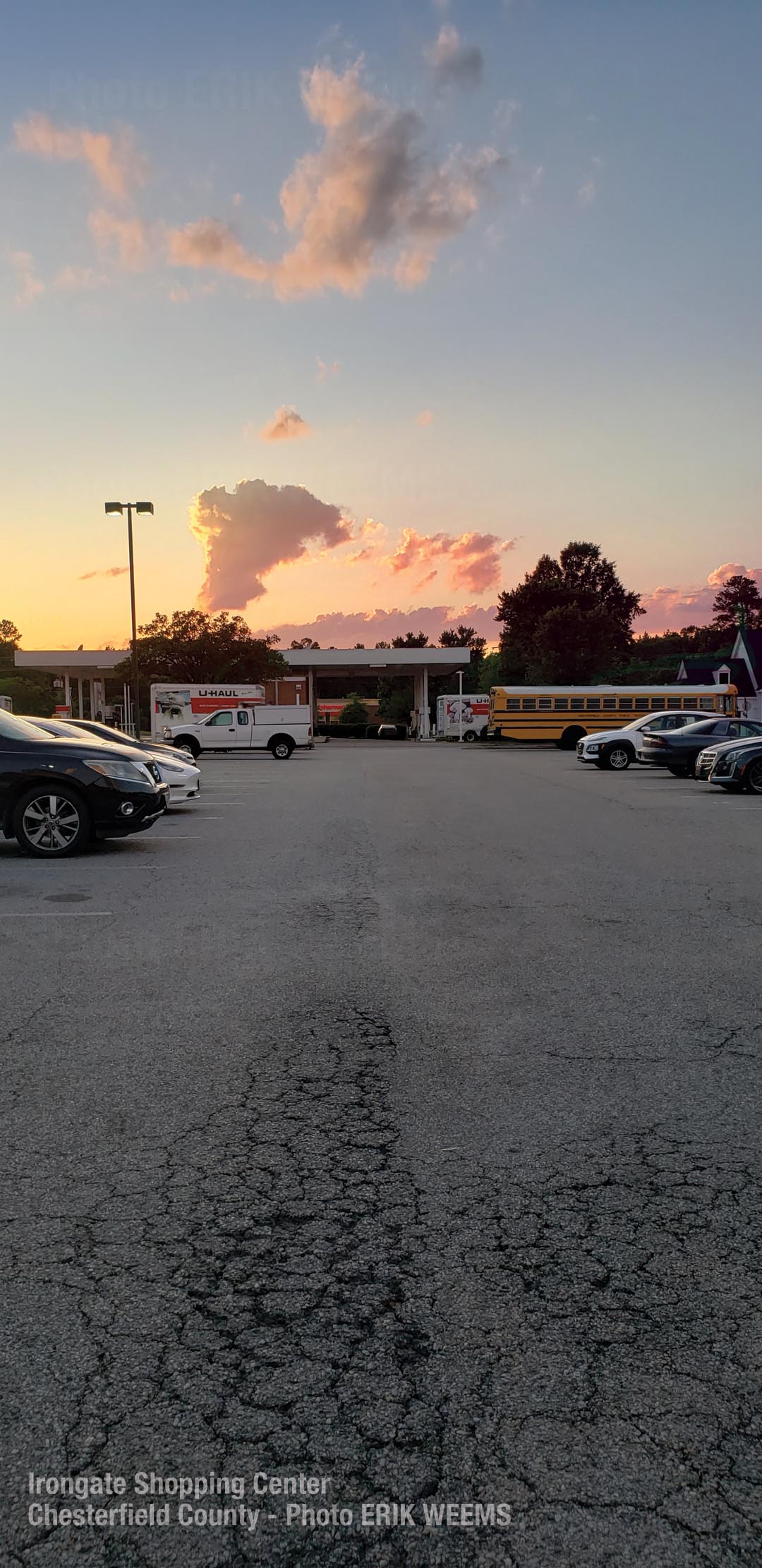 Irongate Shopping Center Sun Set