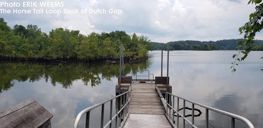 Fishing Dock Horse Tail Loop at Dutch Gap Henricus