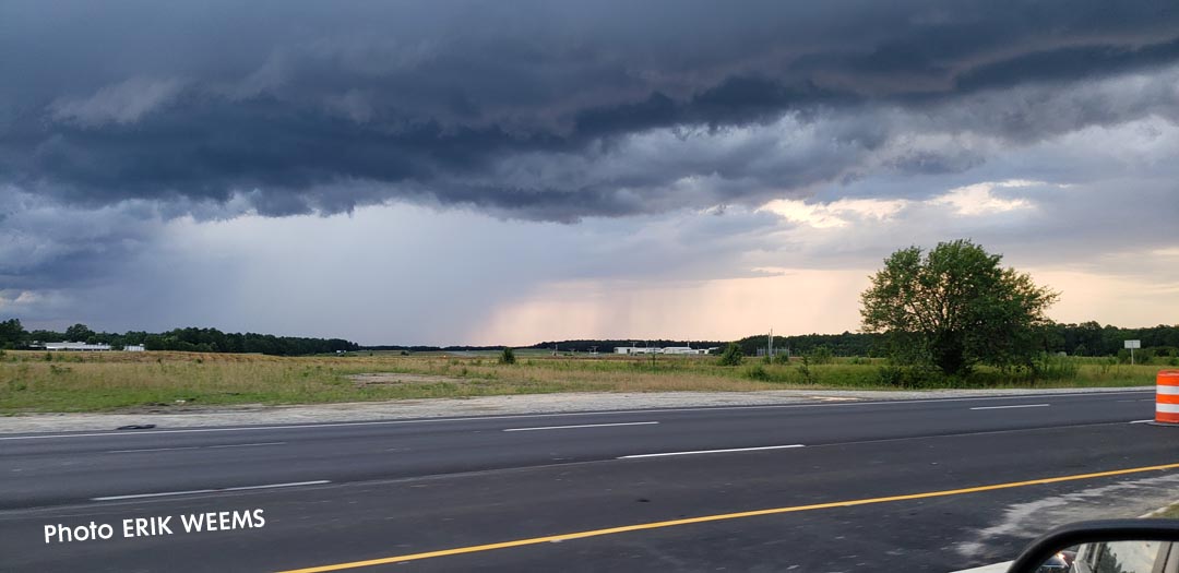 Rainfall at the Chesterfield County Airport